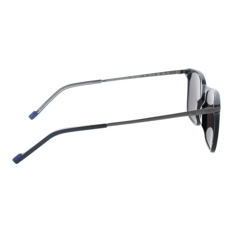 ZEISS Acetate Square Sunglasses Men's Black-2