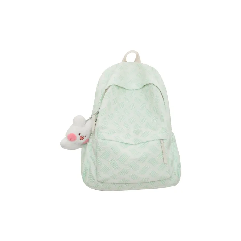 Wolfhorse Nylon Backpack Regular Unisex Grey/purple/pink/green-21