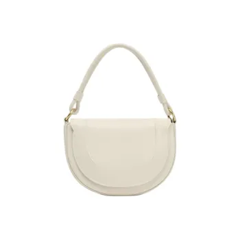 ZARA Polyurethane Shoulder Bag, Crossbody Bag, Handbag Women's Beige