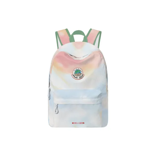 FINITE LOOP Eco Friendly Fabric Backpack Unisex Pink White
