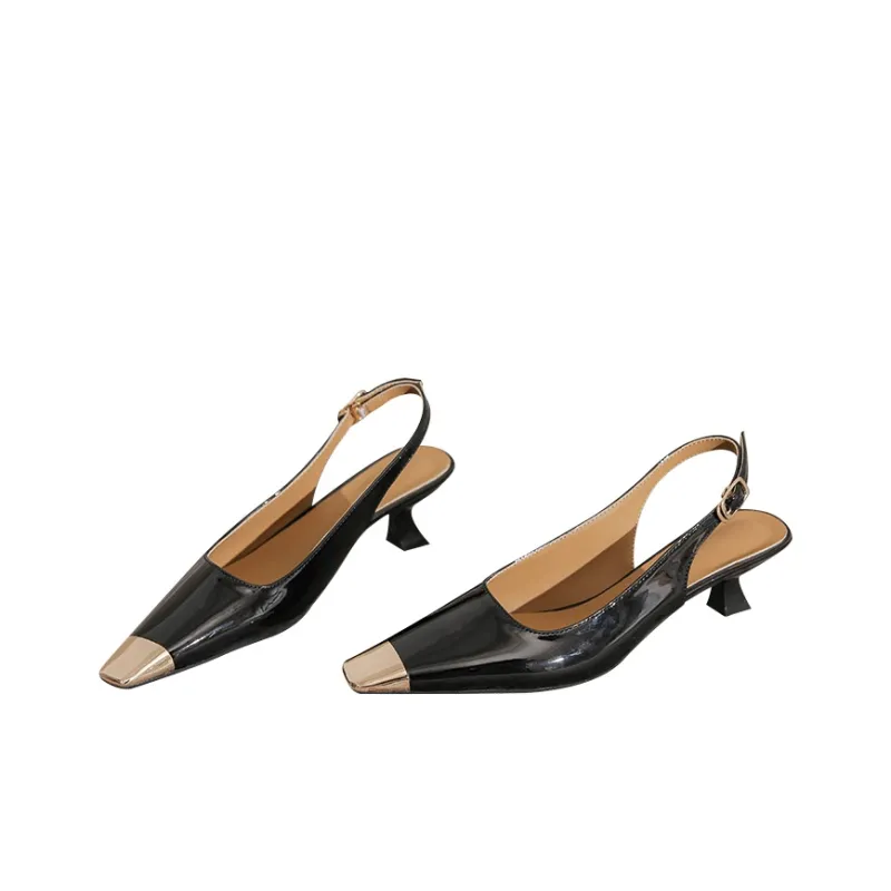 MCKP High Heels Women's Black/Red/Nude-1