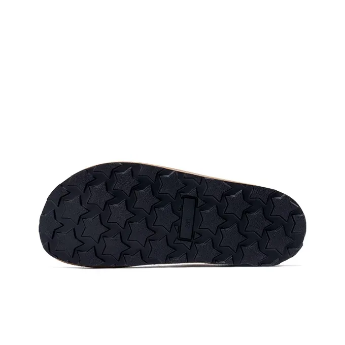Martniel Rubber Sole Stitching Slip Resistant Slide Slippers Women's Earth Yellow-2