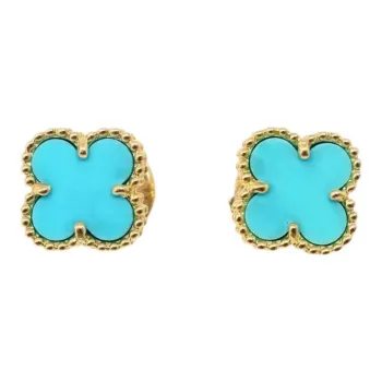 Van Cleef & Arpels 18K Gold Earrings Women's Gold