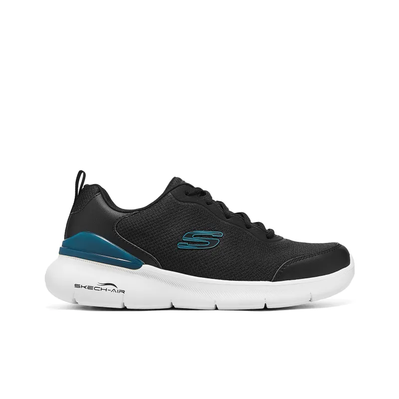 Skechers SPORT MENS Breathable Slip Resistant Low Top Casual Shoes Men's Black-1