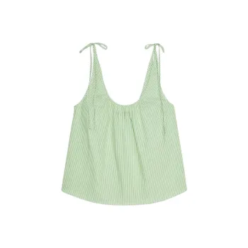 ZARA Camisoles Women's Green/White