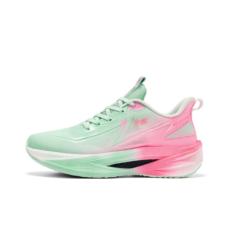 Jianjie Running Shoes Unisex Low Top White/Green/Black/Cyan-15