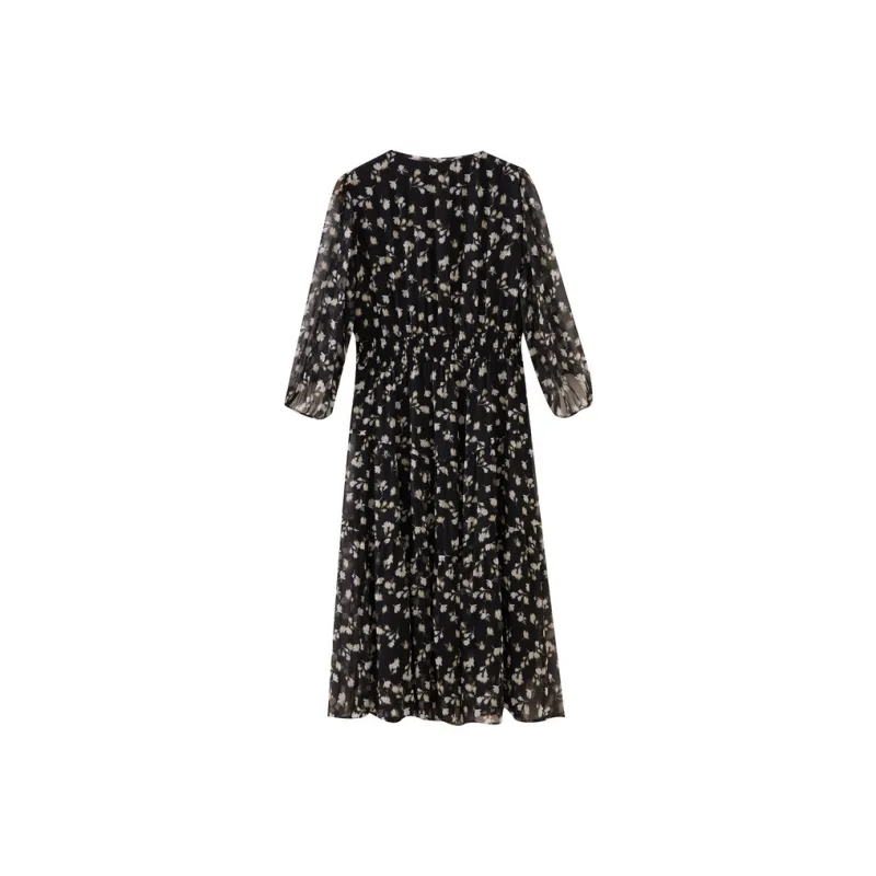 SHUIYUNJIAN Short Sleeved Dress Women's-1