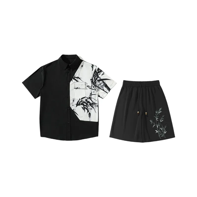 NEAR HERE Shirt Matching Set Unisex-29