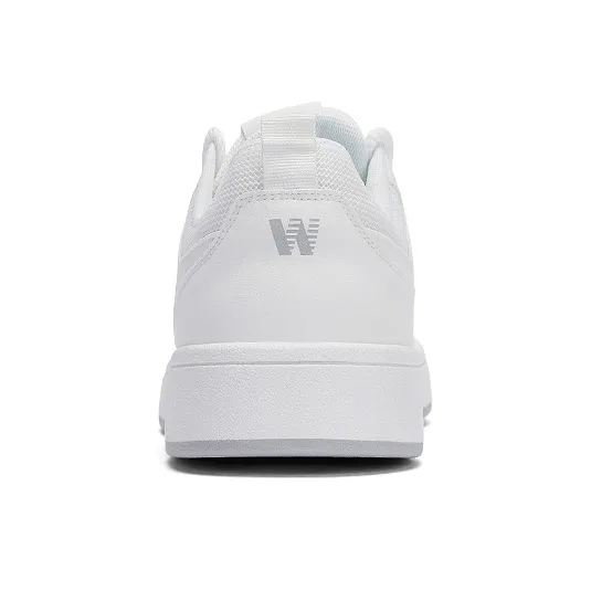 WARRIOR Skateboard Shoes Men Low Top White Black-10