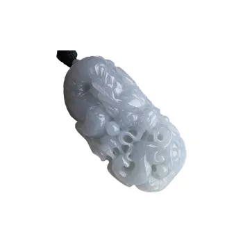 Jade Blossom Glutinous Jade Jadeite Collectible Ornament Unisex