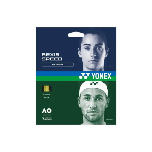 YONEX Tennis Racket Strings Polyester Unisex 12m*1.25mm Bright Orange Unisex Yellow