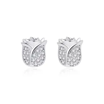 SEVEN COOK 925 Sterling Silver Stud Earrings Women's