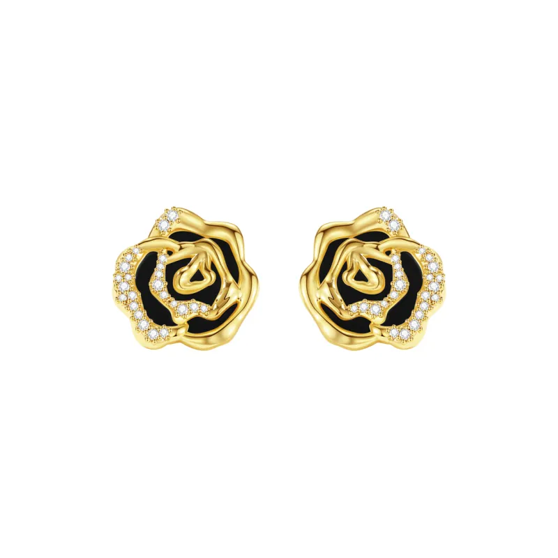 OOAK 18K Gold Plated Copper Earrings Women's-0