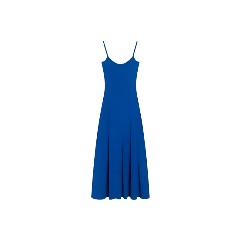 DOKZB Slip Dresses Women's Blue-0