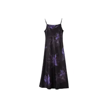 Late White Slip Dresses Women's Multicolor