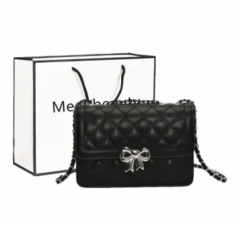 Fitchell PU Shoulder Bag, Crossbody Bag Women's Black/Silver/Pink/White