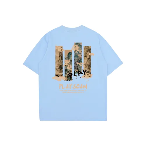 PLAY SCAN Drop Shoulder Sleeve T Shirt Women's