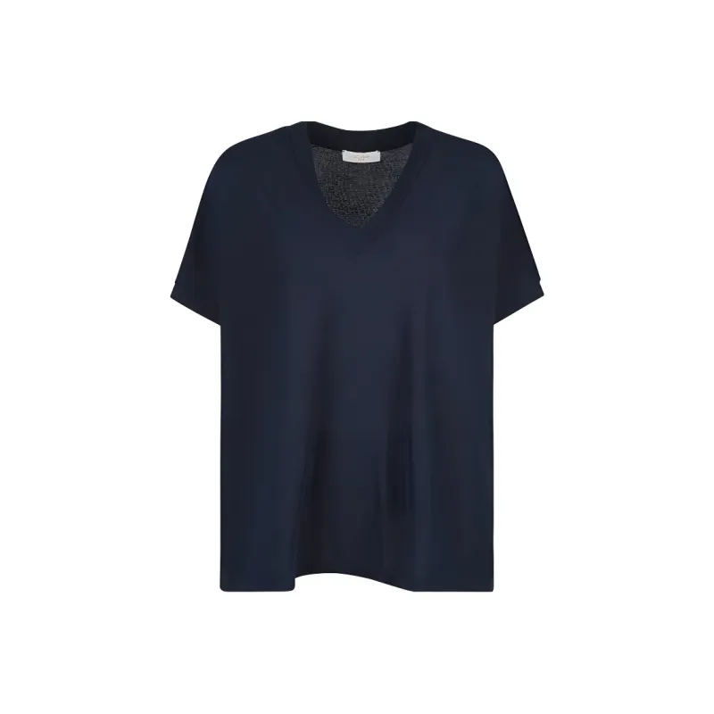 Zanone V neck Cotton T shirt-0