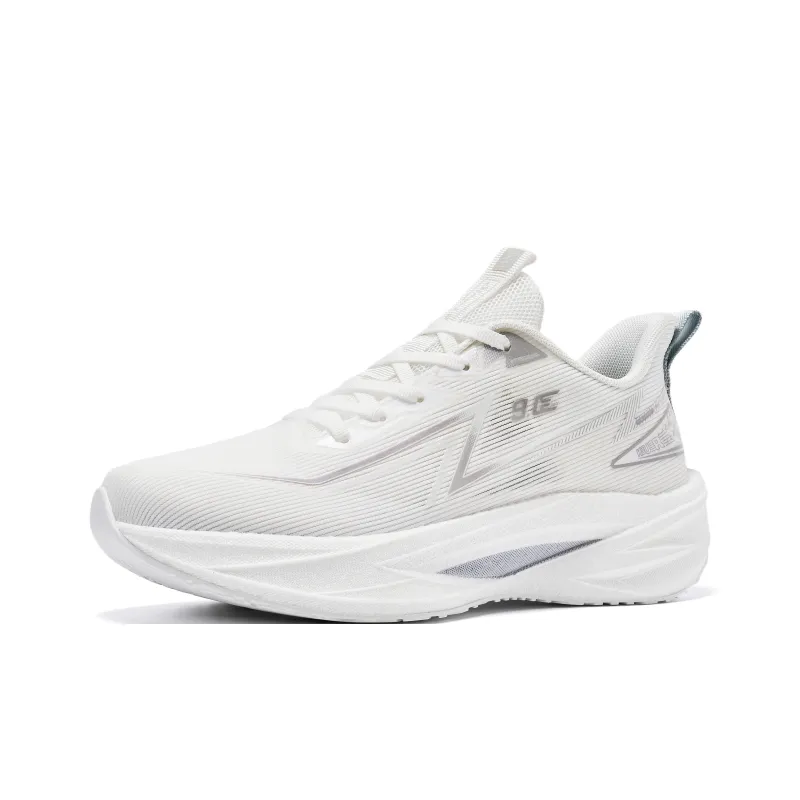Jianjie Running Shoes Unisex Low Top White/Green/Black/Cyan-6