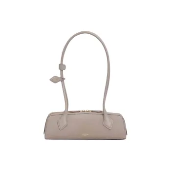 Alaia Sheepskin Shoulder Bag Trumpets Women's Gray