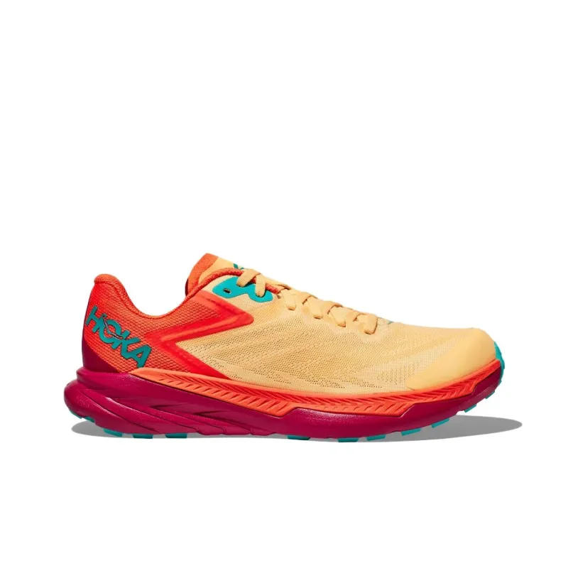 HOKA ONE ONE ZINAL Anti Slip Wear Resistant Low Top Running Shoes Men's Orange-1