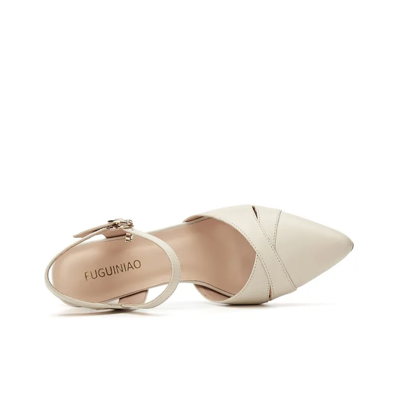 Rich birds High Heels Women's Beige-8