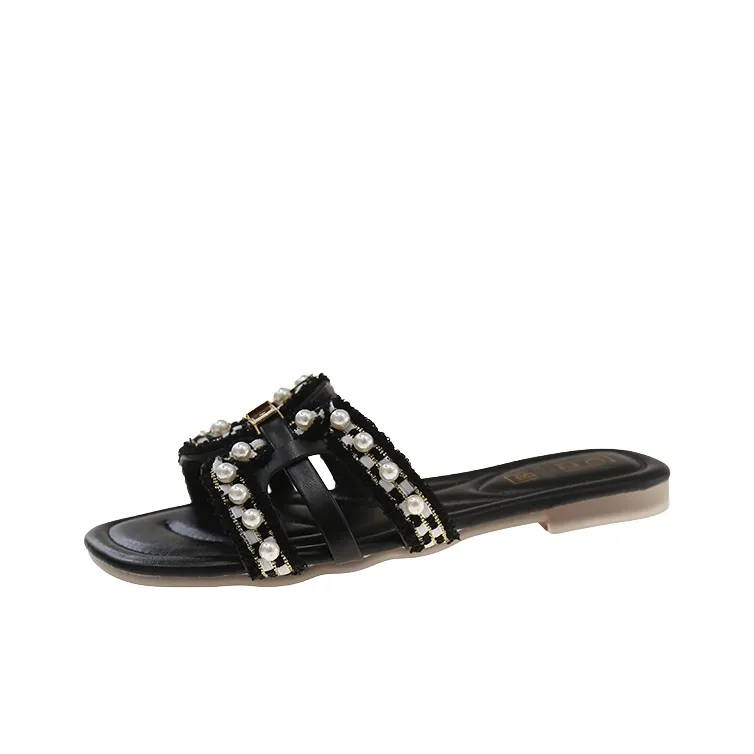 WUJI Slip Resistant Abrasion Resistant Slide Slippers Women's-0