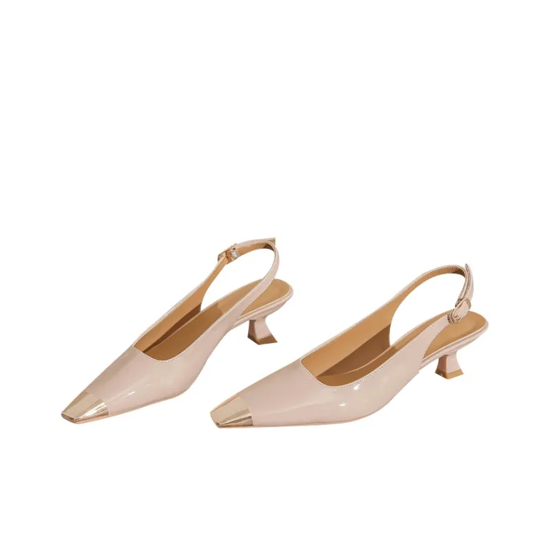 MCKP High Heels Women's Black/Red/Nude-7
