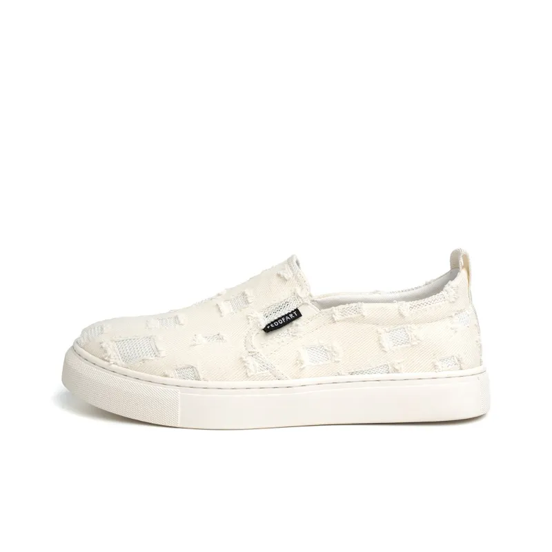 FED Low Top Casual Shoes Men's White-0