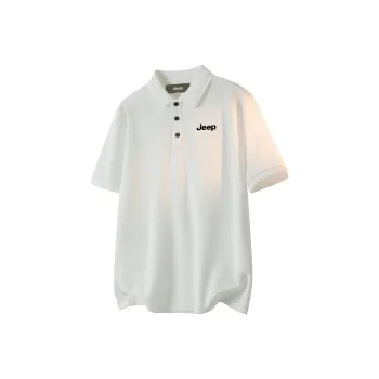 Jeep Polo Shirts Unisex White