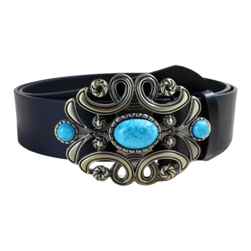 JEANSWEST PU Leather Belts Women's 3.8CM-1