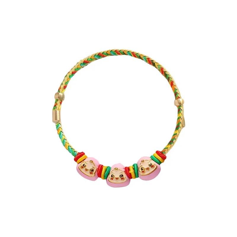 HAPPY BEAN Alloy Bracelets Unisex-5