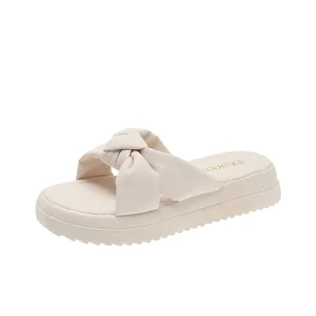 WUJI Slip Resistant Quiet Slide Slippers Women's