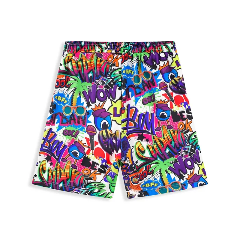 DABAISHA Casual Shorts Unisex White-2
