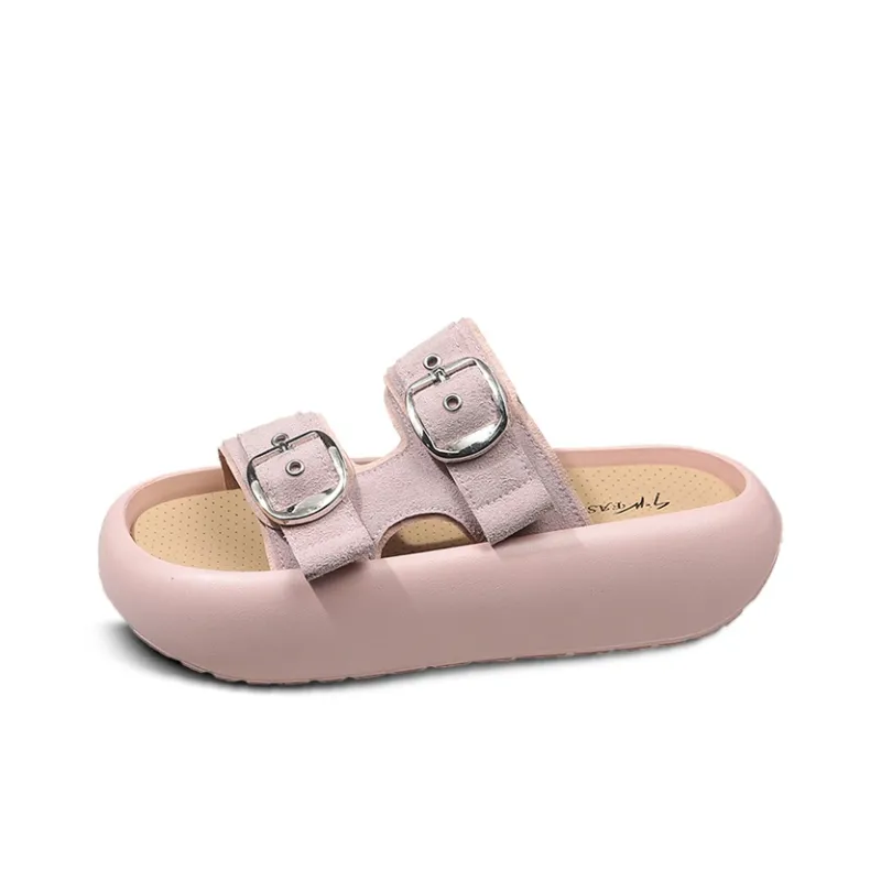 Betu Rubber Sole Abrasion Resistant Slide Slippers Women's-5