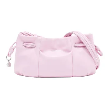 EMPORIO ARMANI Sheepskin Shoulder Bag Trumpets Women's Pink