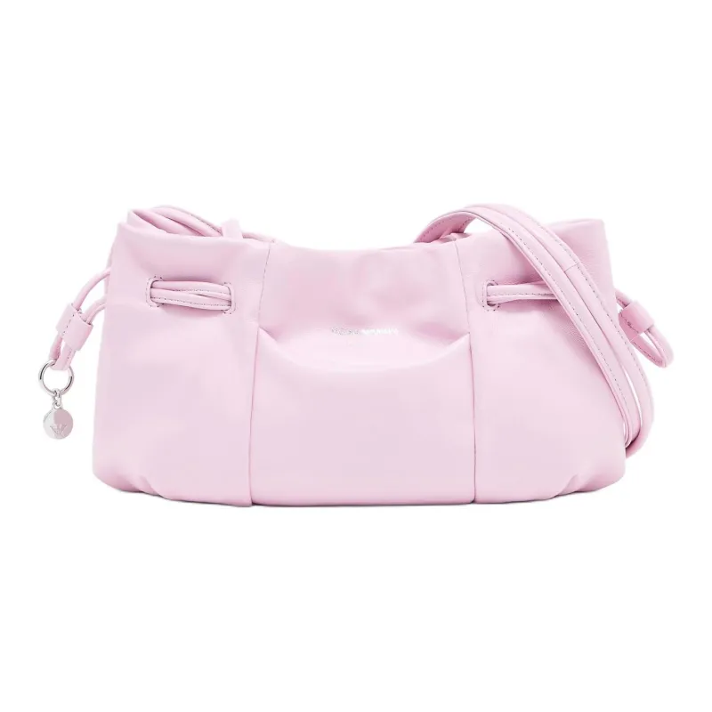 EMPORIO ARMANI Sheepskin Shoulder Bag Trumpets Women's Pink-0