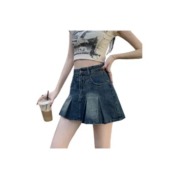YINLEI Denim Short Skirts Women's