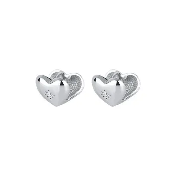 PHOENIXSILY 999 Fine Silver Stud Earrings Women's