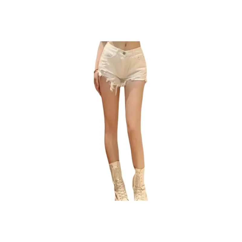 Honey Denim Shorts Women's White-0
