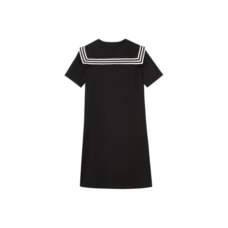 SHUIYUNJIAN Short Sleeved Dress Women's-1
