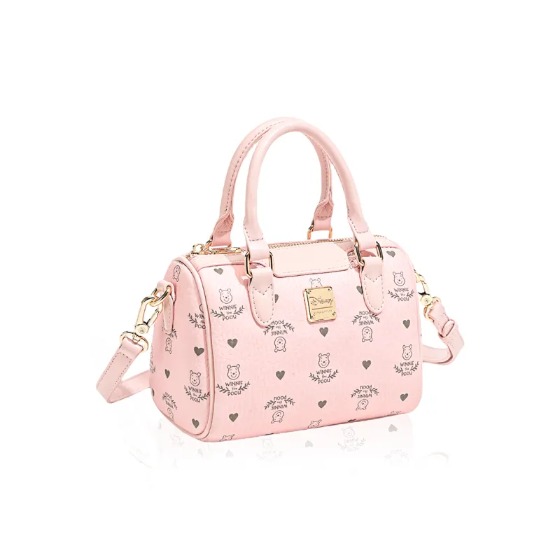 Disney Winnie The Pooh Series PVC Heart Fragrance Print Disney Bag Crossbody Bag, Shoulder Bag, Handbag Women's Pink-2