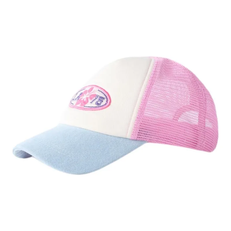 ZARA 100% Cotton Baseball Caps Unisex Pink-1