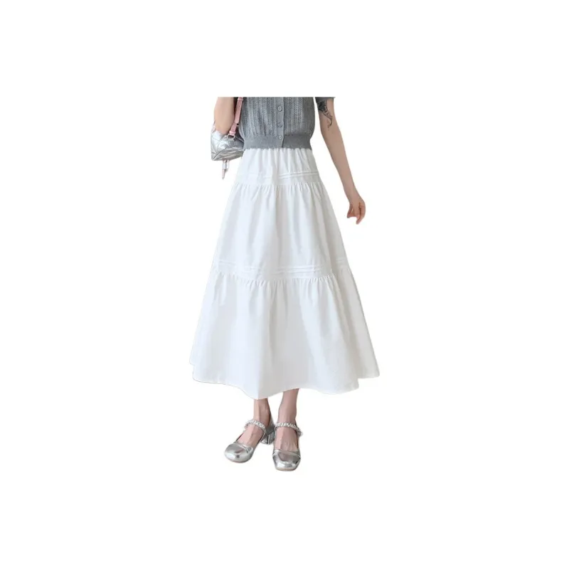 Mu Qingqing Casual Long Skirt Women's-0