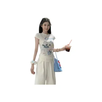The Temptation Of The Muse Set in Sleeve T Shirt Women's