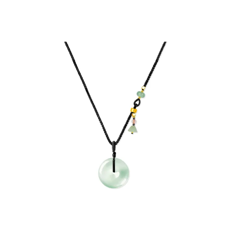 JUICY GRAPE African Emerald Jade Necklaces Unisex-0