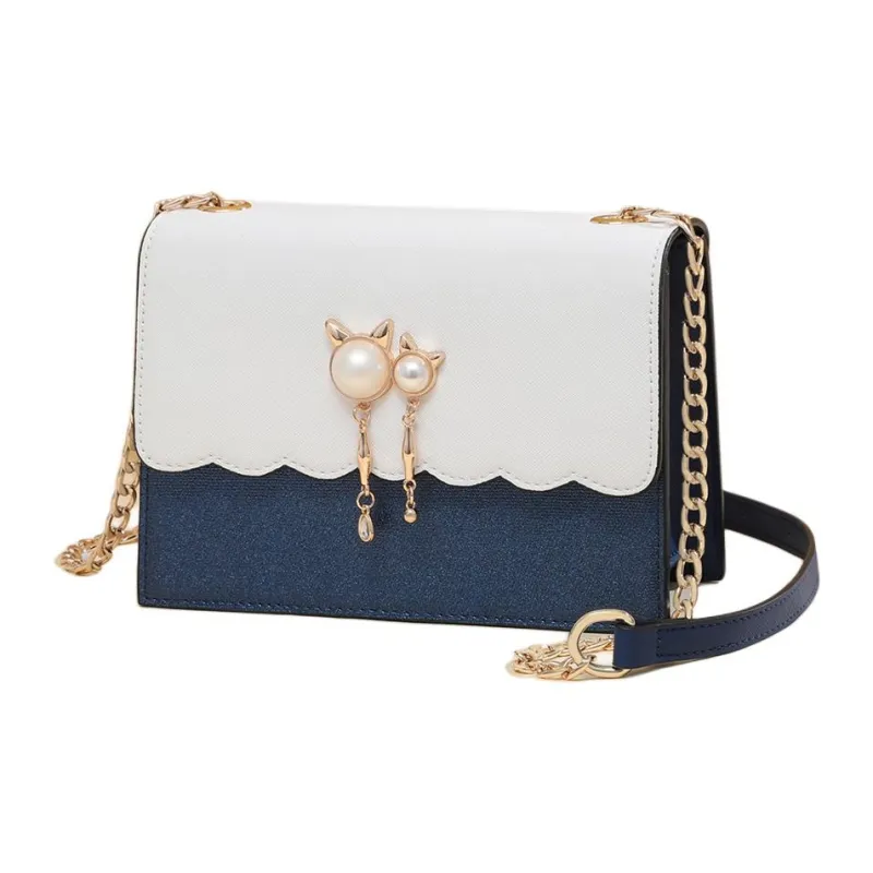 COMELY Synthetic Leather Shoulder Bag, Crossbody Bag Women's Royal Blue-5