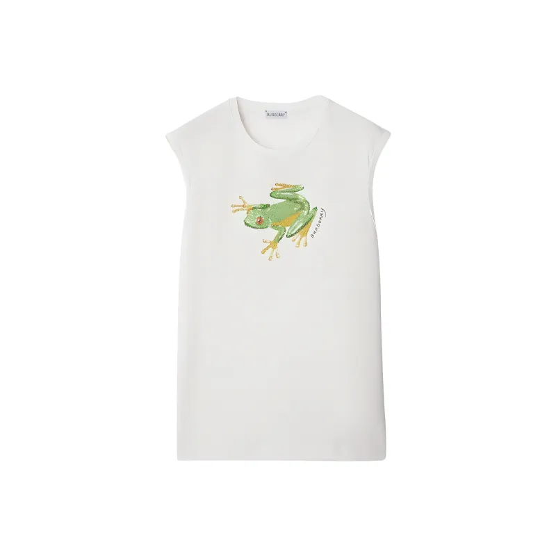 Burberry Tank Tops Men White-0