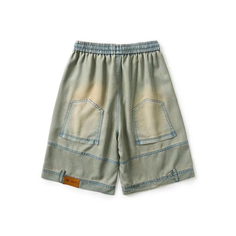 LIGHTNING MONSTER Denim Shorts Unisex-9