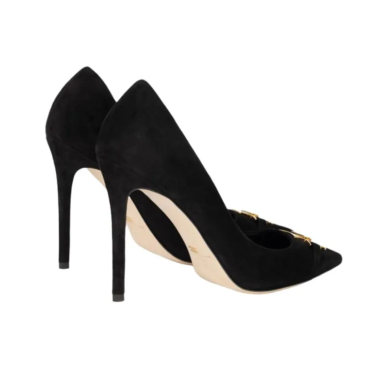 Elisabetta Franchi Slim Heel High Heels Women's Black-3
